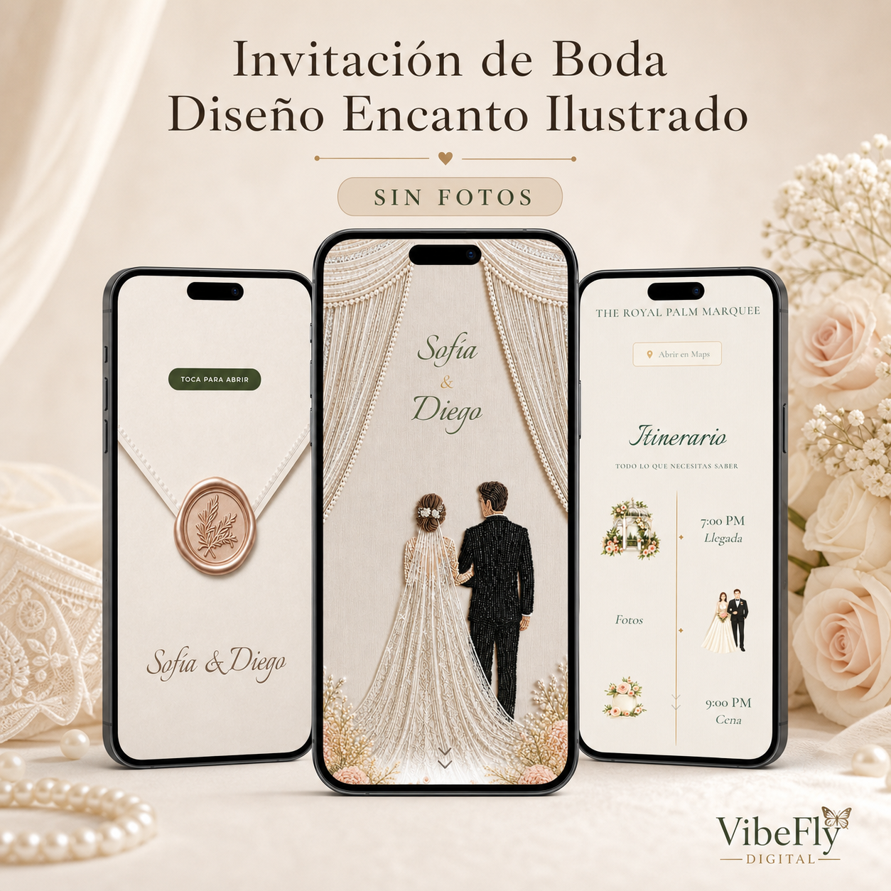 Diseño Encanto Ilustrado (Sin fotos)